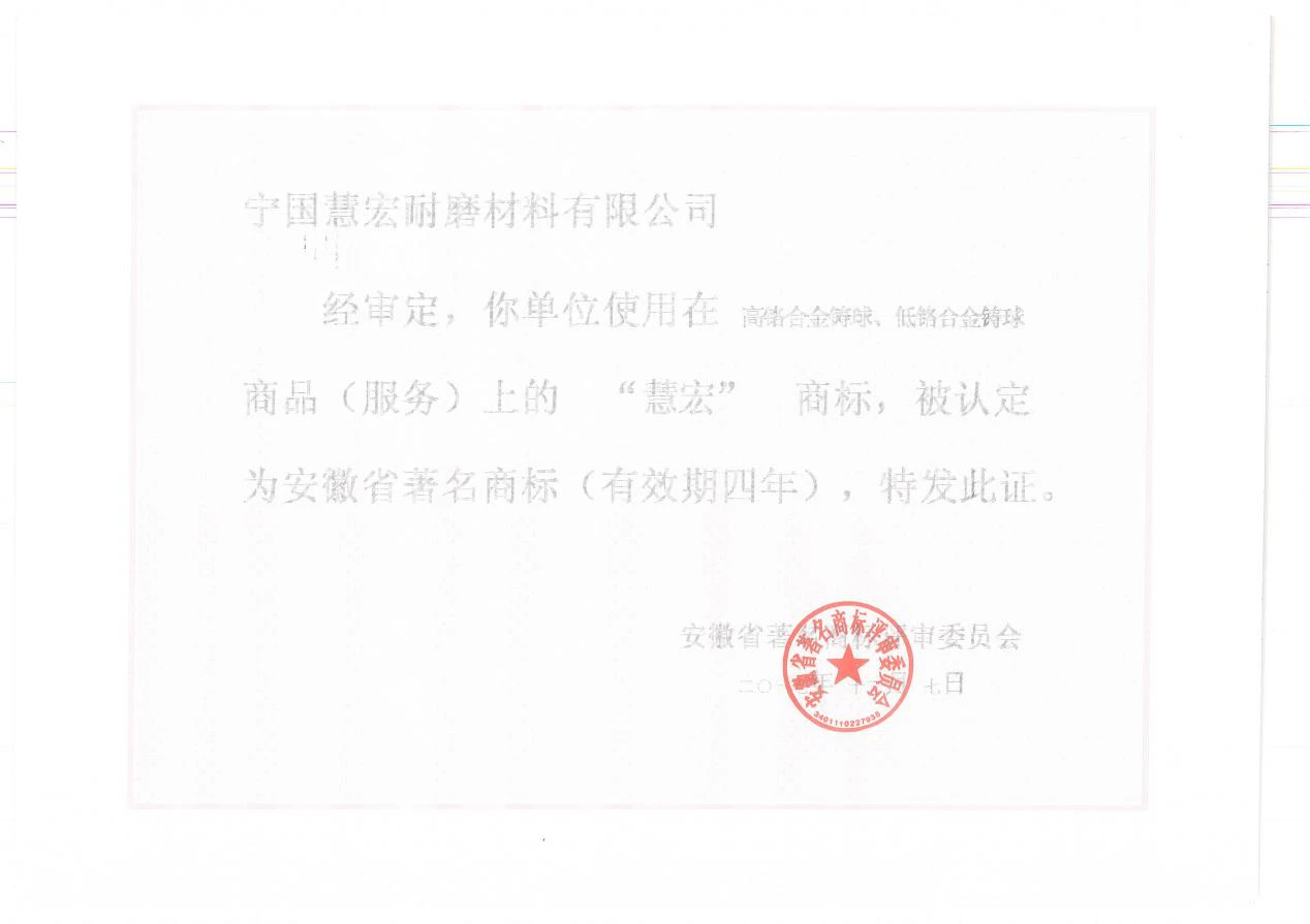安徽省著名商标